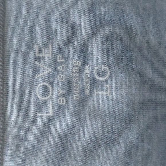 🌟HOST PICK🌟,GAP, Size L, Nursing Striped Lace-Trim Nightgown - Picture 9 of 9